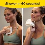 Extra Large Rinse-Free Bathing Sponge Wipes