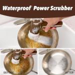 Electric Horsepower Scrubber with 5 Brush Heads