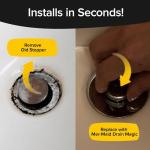 Magic Drain Stopper - Easy Fit, No Tools Needed