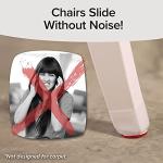 Ruby Sliders Chair Covers - Protect Floors in Style