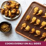 Gotham Steel Nonstick Crisper Tray Set for Oven