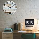 10 Inch Wooden Silent Wall Clock
