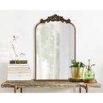 Gold Arch Mirror, Baroque Inspired Wall Decor