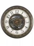 Industrial Gear Wall Clock in Aged Bronze