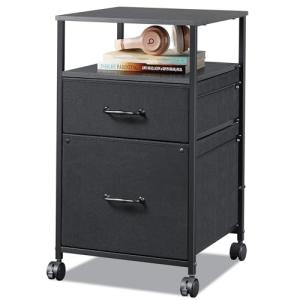Mobile File Cabinet with Printer Stand