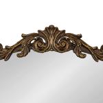 Gold Arch Mirror, Baroque Inspired Wall Decor