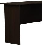 Ameriwood Home Dominic L Desk with Bookshelves, Espresso