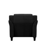 Harrington Armchair - Black, 35.4"W x 32"D x 32.7"H