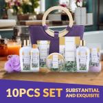 Lavender Spa Gift Basket for Women - 10 Pcs