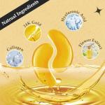 Adofect 31 Pairs Under Eye Patches -Reduce Eye Bags -24K Gold Eye Mask Collagen Under Eye Gel Pads for Puffiness and Dark Circle, Wrinkle, Revitalize and Refresh Your Skin