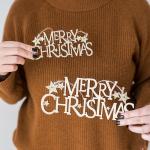 Wooden Merry Christmas Hanging Ornaments Letter Crafts Christmas Tree Decor for Home Xmas New Year 2023 Naviidad Decoration Gift