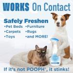 POOPH® Pet Odor Eliminator Spray – Safe & Fast!