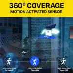 Bionic Solar Motion Flood Lights - 2 Pack