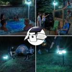 Bionic Solar Motion Flood Lights - 2 Pack