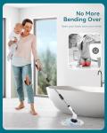 Cordless Electric Spin Scrubber for Bathroom Cleaning