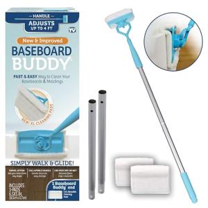 Baseboard Buddy – Smart Cleaning Tool with Pads