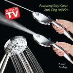 AquaCare 8-Mode Handheld Shower Head with Power Wash