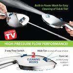 AquaCare 8-Mode Handheld Shower Head with Power Wash