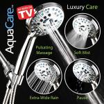 AquaCare 8-Mode Handheld Shower Head with Power Wash