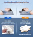 Cooling Memory Foam Pillow for Neck Support