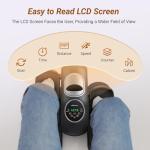 Portable Under Desk Elliptical Exerciser with Remote