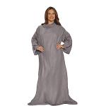 Snuggie Wearable Blanket with Sleeves - Light Grey