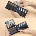 Slim RFID Leather Wallet with Gift Box for Men