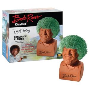 Bob Ross Chia Pet Planter with Seed Pack
