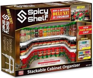 Spicy Shelf Deluxe Expandable Spice Rack Set