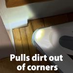 Zippi Sweeper Pro - Lightweight, Corner-Friendly Cleaning Tool