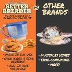 Mess-Free Batter Breading Bowl for Perfect Coating