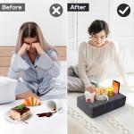 Couch Cup Holder Pillow - Keeps Drinks & Snacks Handy