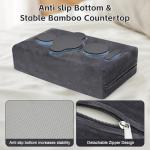 Couch Cup Holder Pillow - Keeps Drinks & Snacks Handy