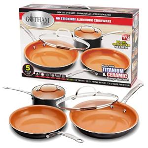 Gotham Steel 5-Piece Nonstick Cookware Set
