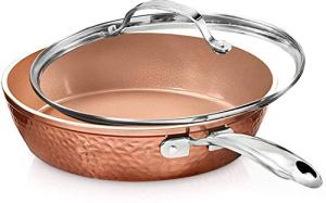 Gotham Steel 9.5" Nonstick Fry Pan with Lid