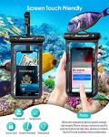 Waterproof Phone Pouch for Beach Adventures - 2 Pack