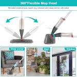 Spray Mop with Washable Pads for Easy Cleaning