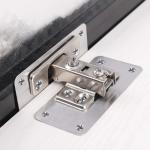 Stainless Steel Cabinet Hinge Repair Plates – 2 Pack