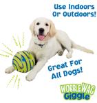 Wobble Wag Giggle Glow Ball for Dogs