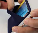 3-Pack Stick-On Phone Card Holder Wallets