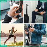 3-Pack Stick-On Phone Card Holder Wallets