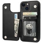 iPhone 13 Wallet Case with Card Holder and Kickstand