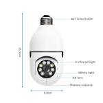 Smart Wifi Bulb Camera with Night Vision