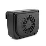 Solar Powered Auto Fan Vent for Cars - Black