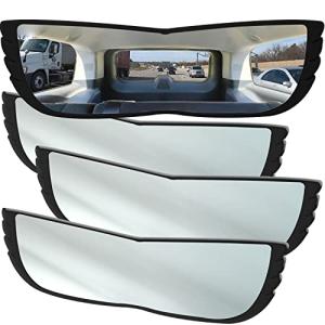Wide-Angle Rearview Mirror for Cars & Trucks