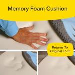 Angel Ride Memory Foam Auto Cushion - Blue Wing