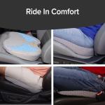 Angel Ride Memory Foam Auto Cushion - Blue Wing