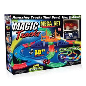 Glow-in-the-Dark Magic Tracks Mega Set with Cars