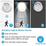 Motion Sensor Cordless LED Security Light - 7 Bulbs