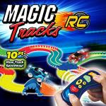 Magic Tracks RC Cars with Bendable Glow Track